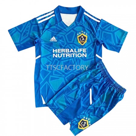 Billiga Fotbollströjor Los Angeles Galaxy Målvakt Barn Borta tröja 2022/23 Kortärmad